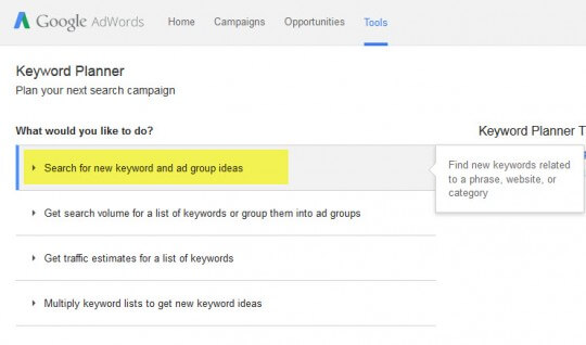 keyword-planner-google